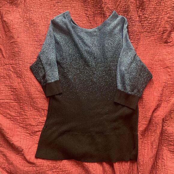 Studio Works Sweater Blue Black Metallic - Picture 6 of 12